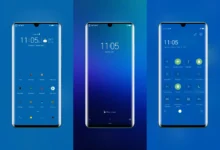 Dark Blue EMUI Theme