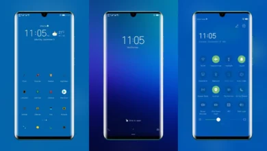 Dark Blue EMUI Theme