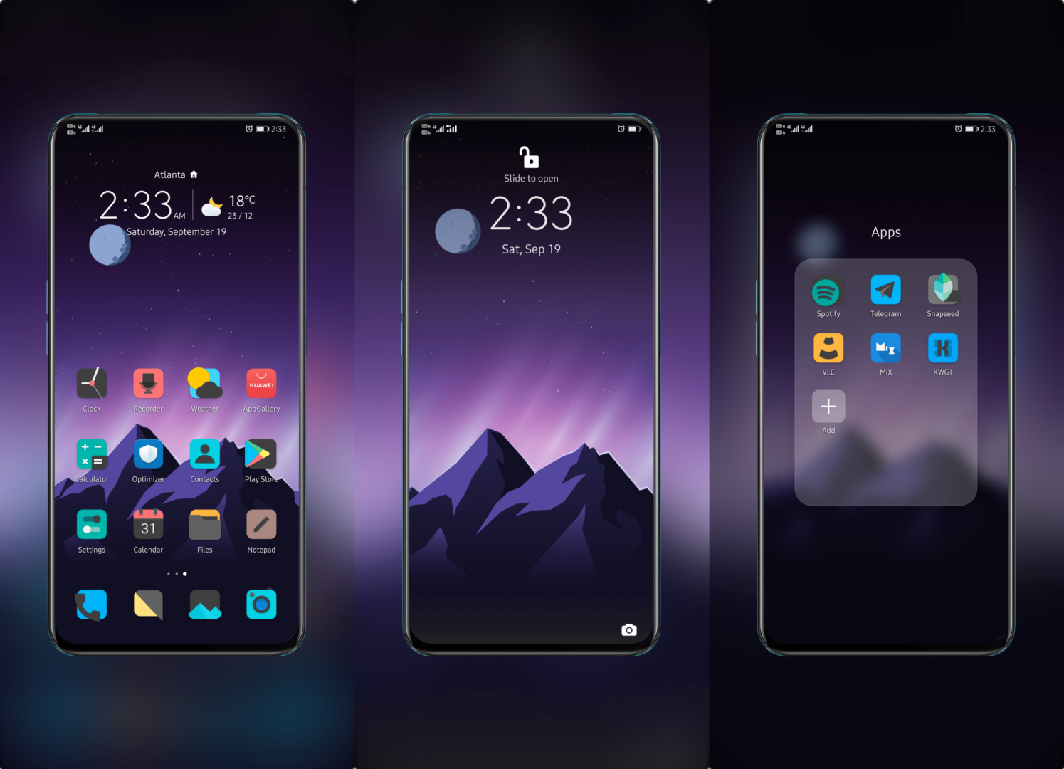 Dark Evo EMUI Theme