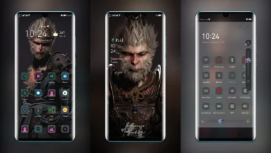 Dark Monkey King EMUI Theme
