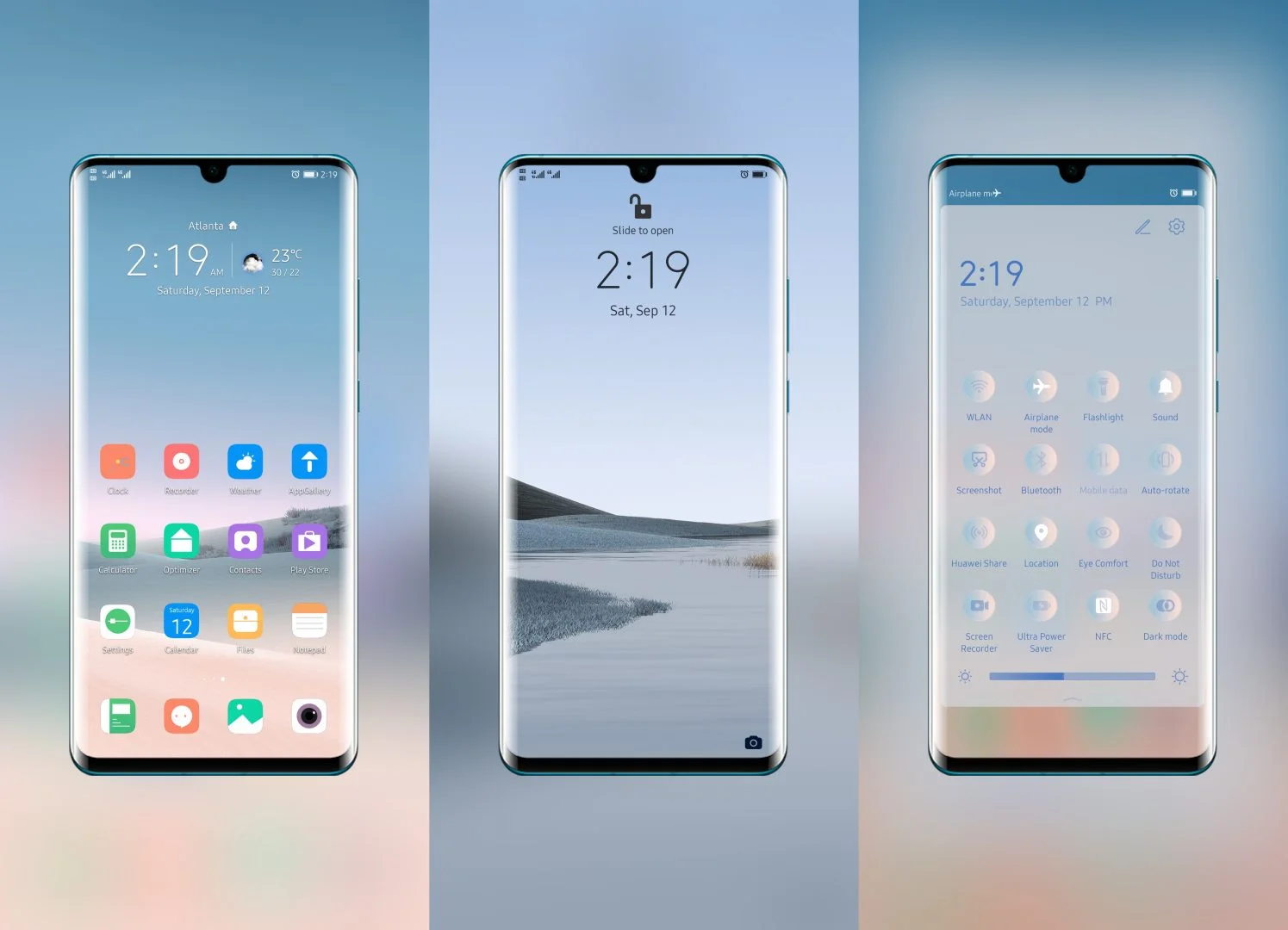 Desert water EMUI Theme