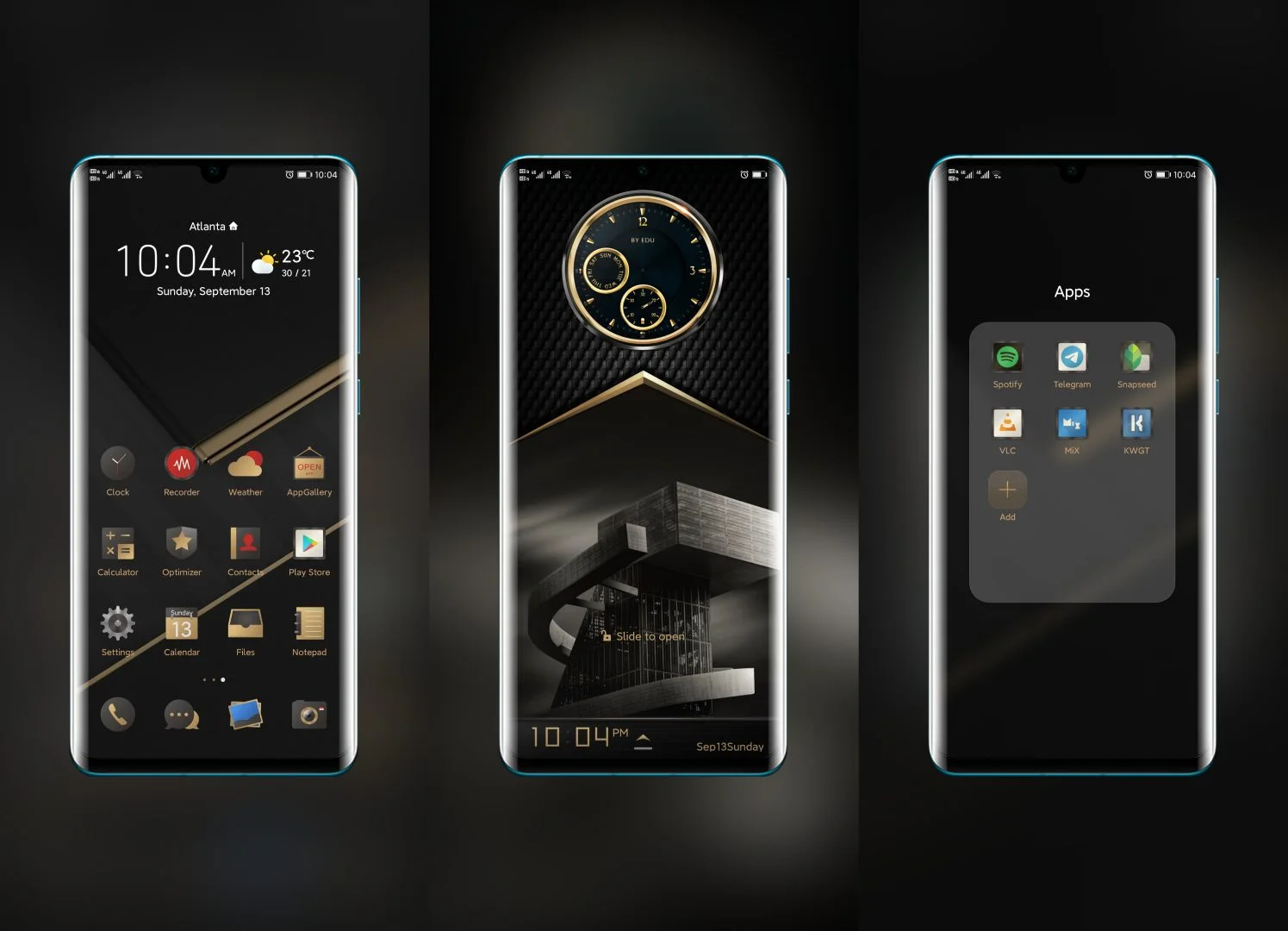 Enjoy gold EMUI Theme