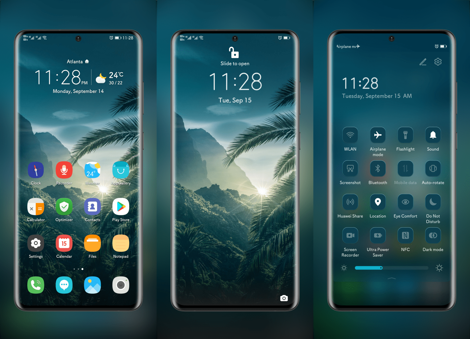 First light of day EMUI Theme