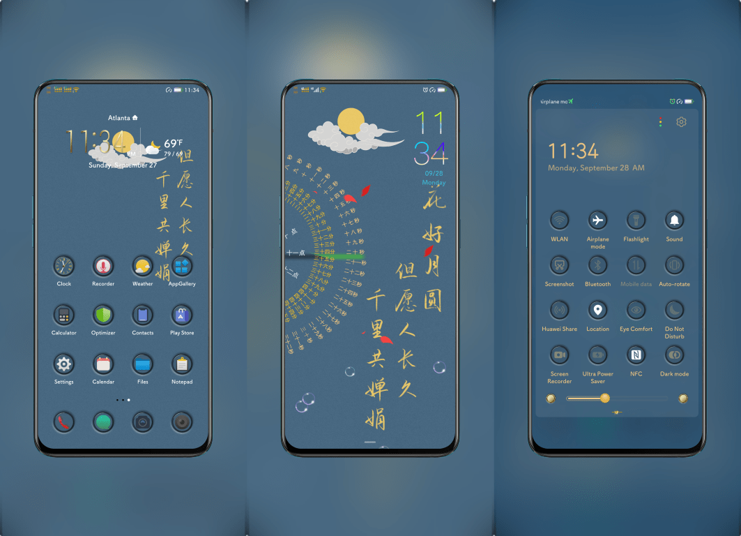 Full Moon Night EMUI Theme