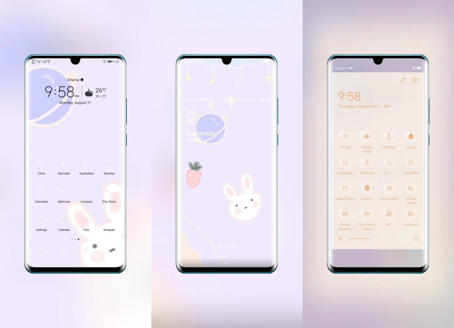 Little Rabbit EMUI Theme