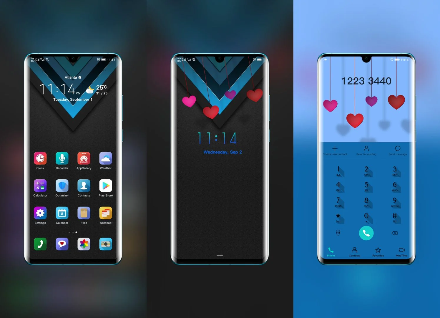 Long Shadow EMUI Theme
