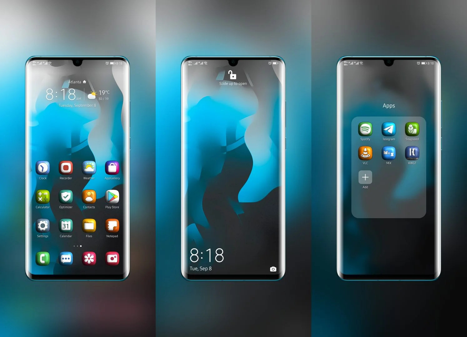 One UI 3D EMUI Theme