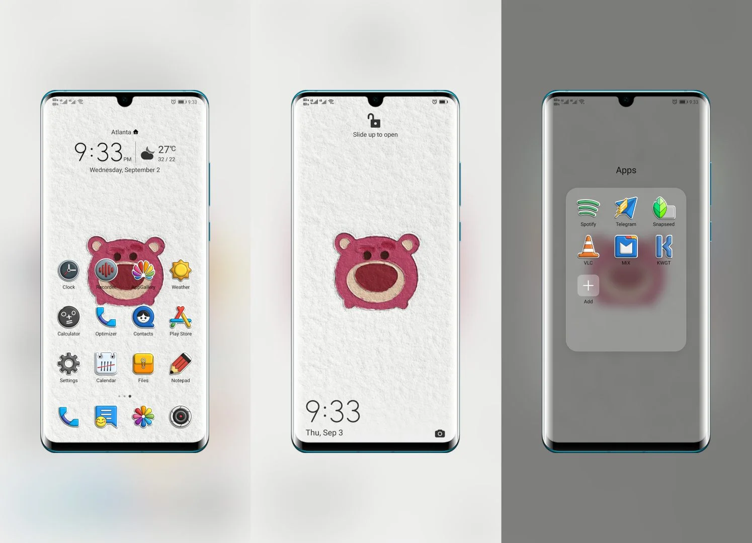 Poppin Bear EMUI Theme