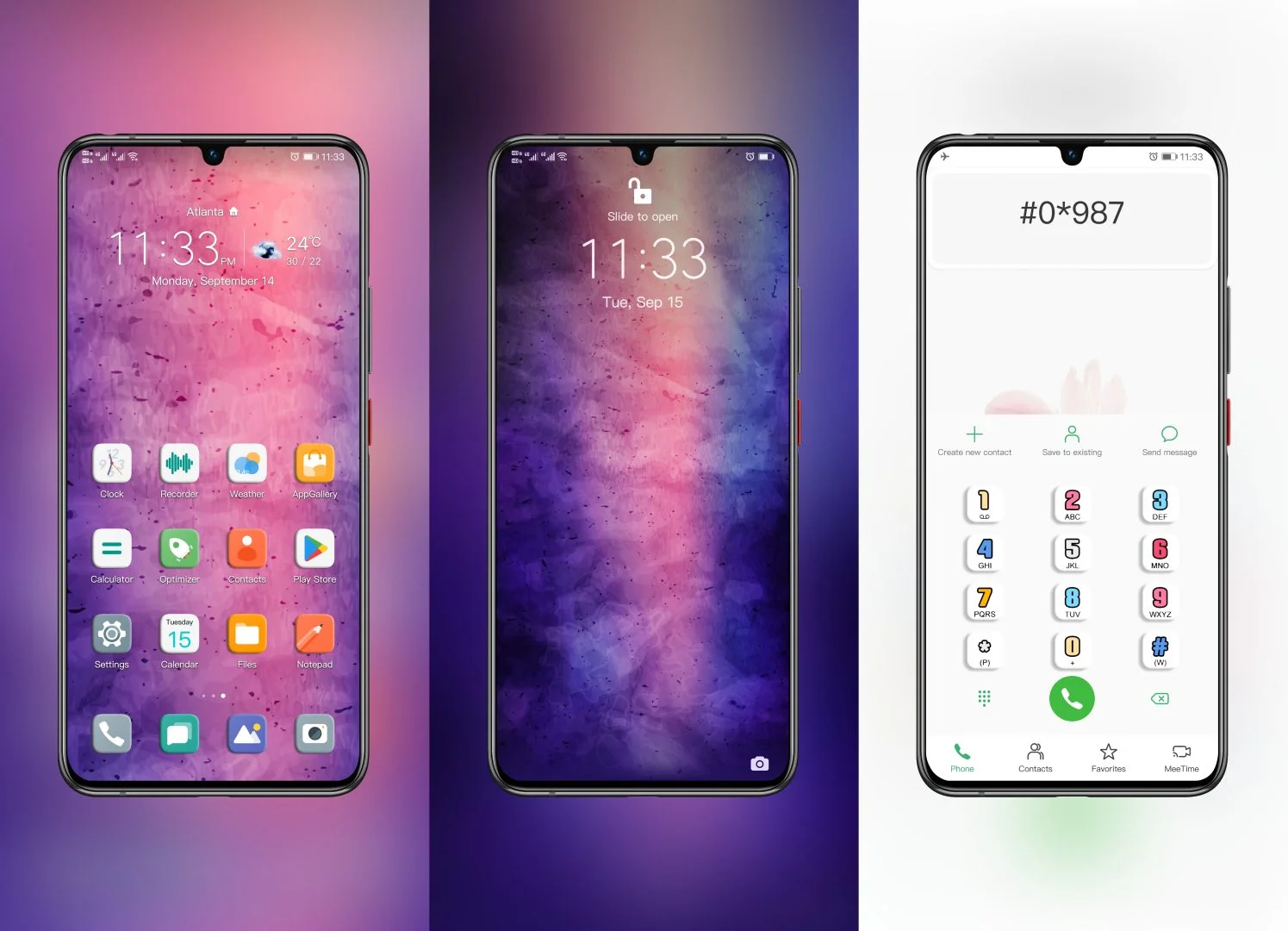 Quality Purple EMUI Theme