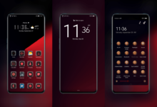 Reds Slim Art EMUI Theme