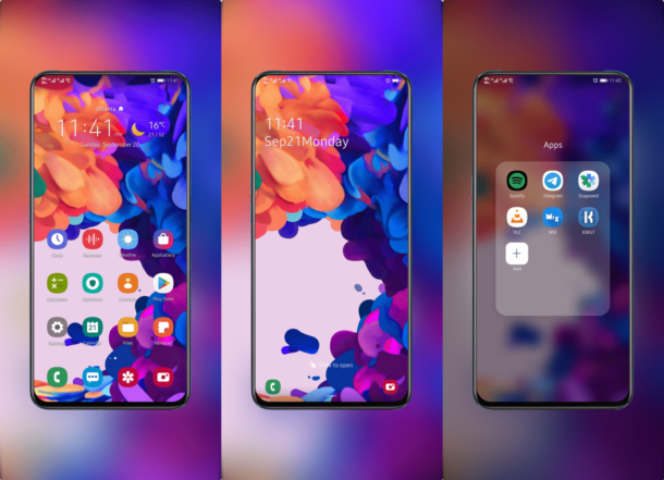 Samsung One UI 3.0 EMUI Theme