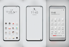 Sand white EMUI Theme