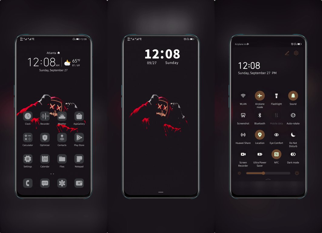 Shadow EMUI Theme
