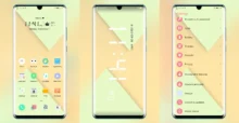 Simple graphics EMUI Theme