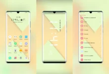 Simple graphics EMUI Theme