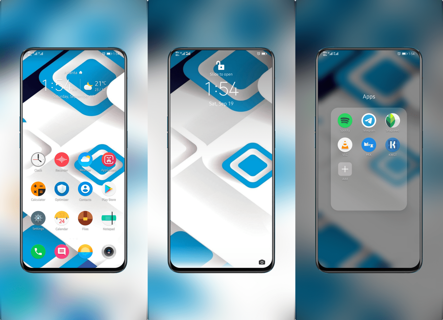 Spheroid EMUI Theme
