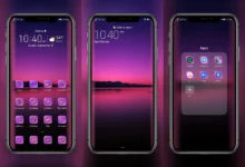 Sunset at sea EMUI Theme