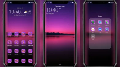 Sunset at sea EMUI Theme