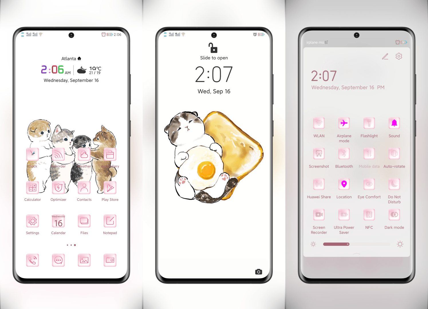 Tachibana cat EMUI Theme
