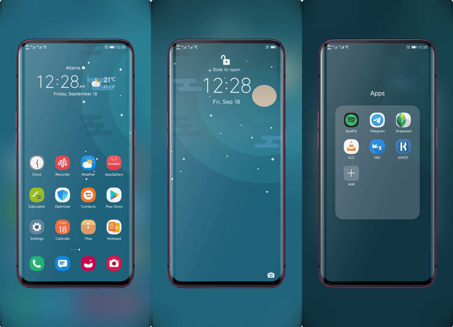 The Moon EMUI Theme