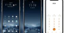 Transparent Orange EMUI Theme