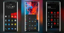 WinUi Dark EMUI Theme