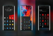 WinUi Dark EMUI Theme