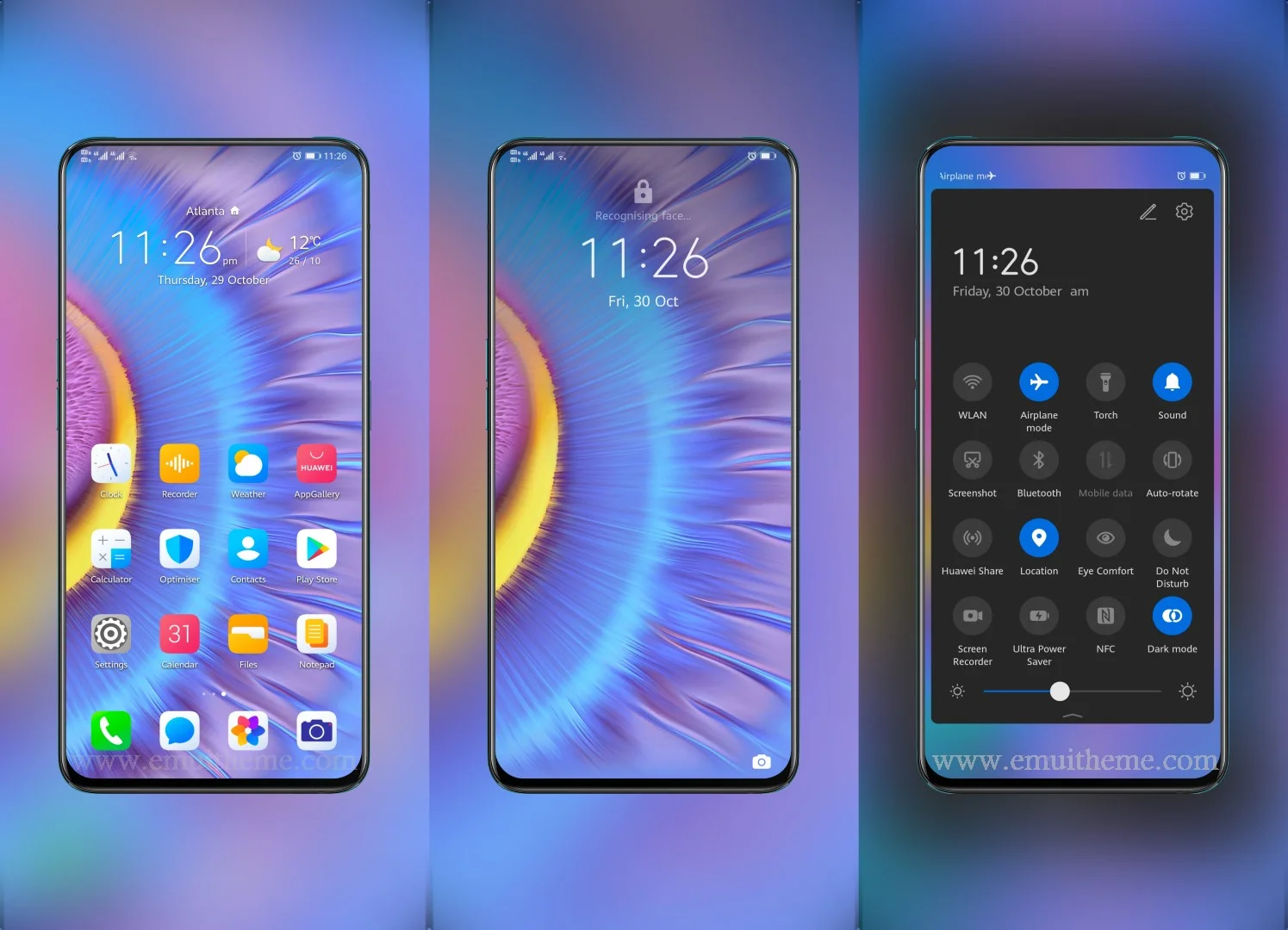 Amethyst Lake EMUI Theme