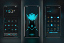 Black Neon EMUI Theme