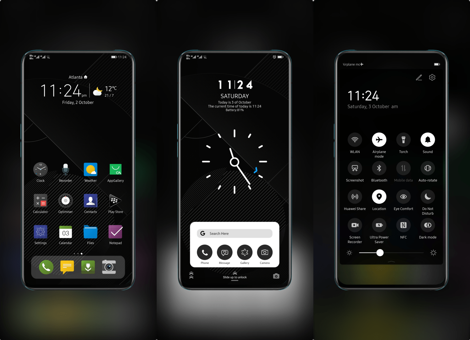 BlackBerry OS EMUI Theme