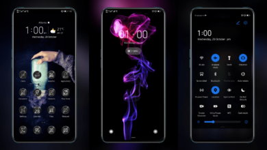 Blue Smoke UI EMUI Theme