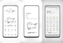 Cat and Fish EMUI Theme