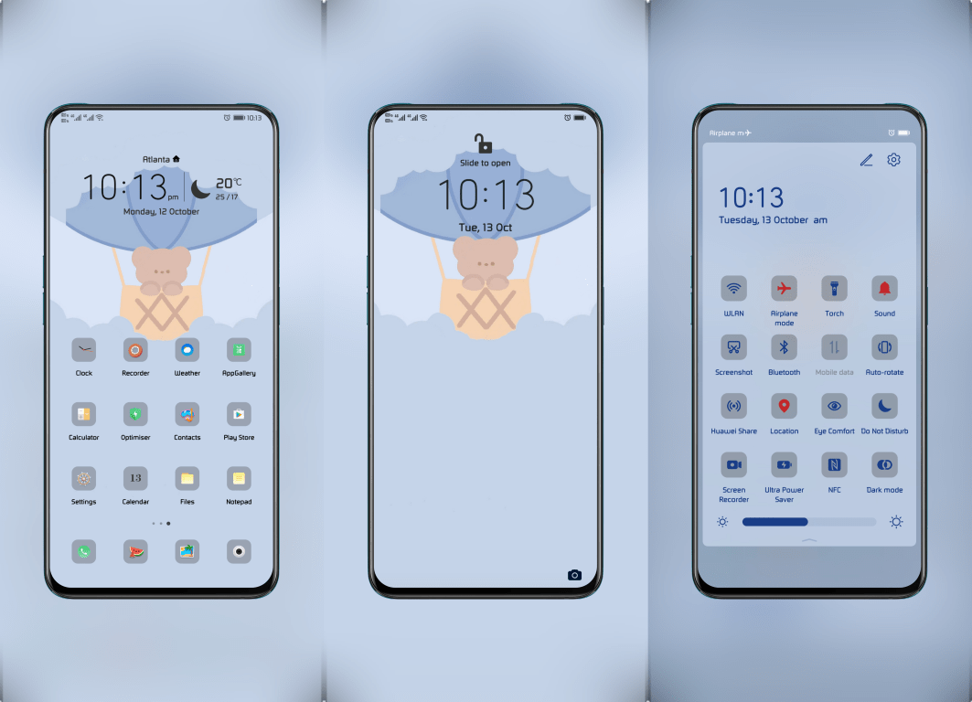 Cookie Bear EMUI Theme