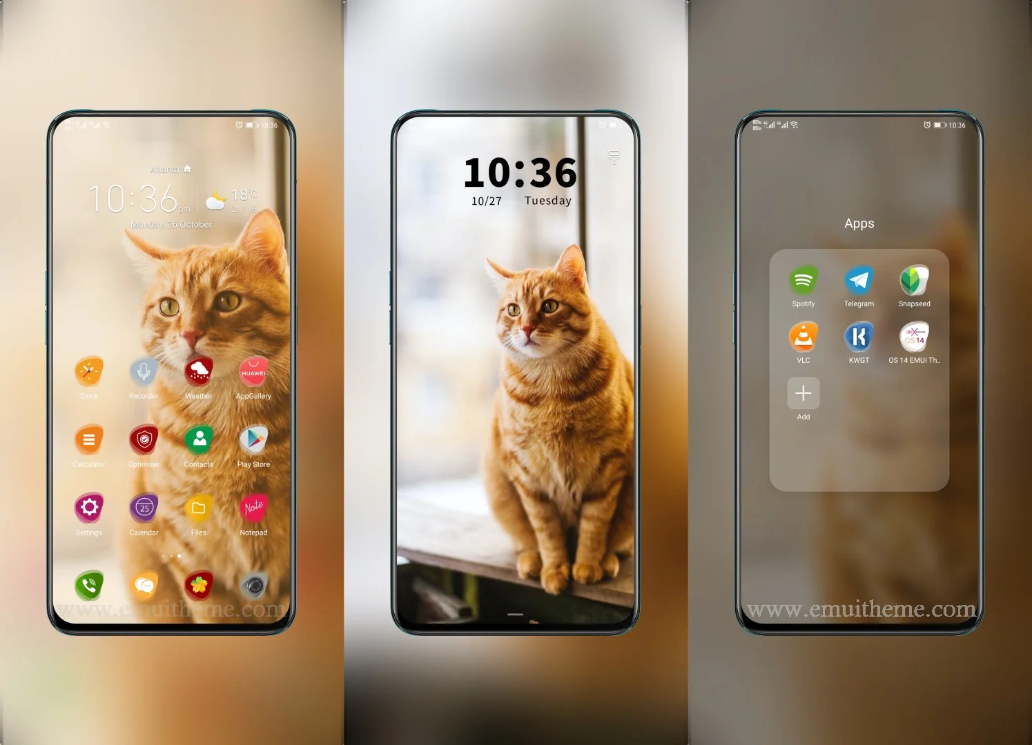 Cured Cat OL EMUI Theme