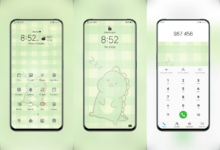 Cute Baby Dinosaur EMUI Theme