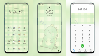 Cute Baby Dinosaur EMUI Theme