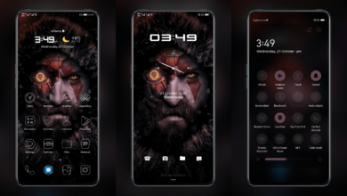 Cyberpunk Kratos EMUI Theme