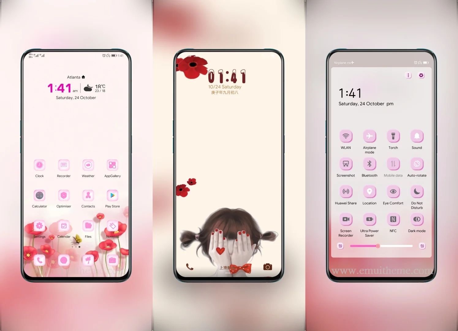 Enakei Girls EMUI Theme