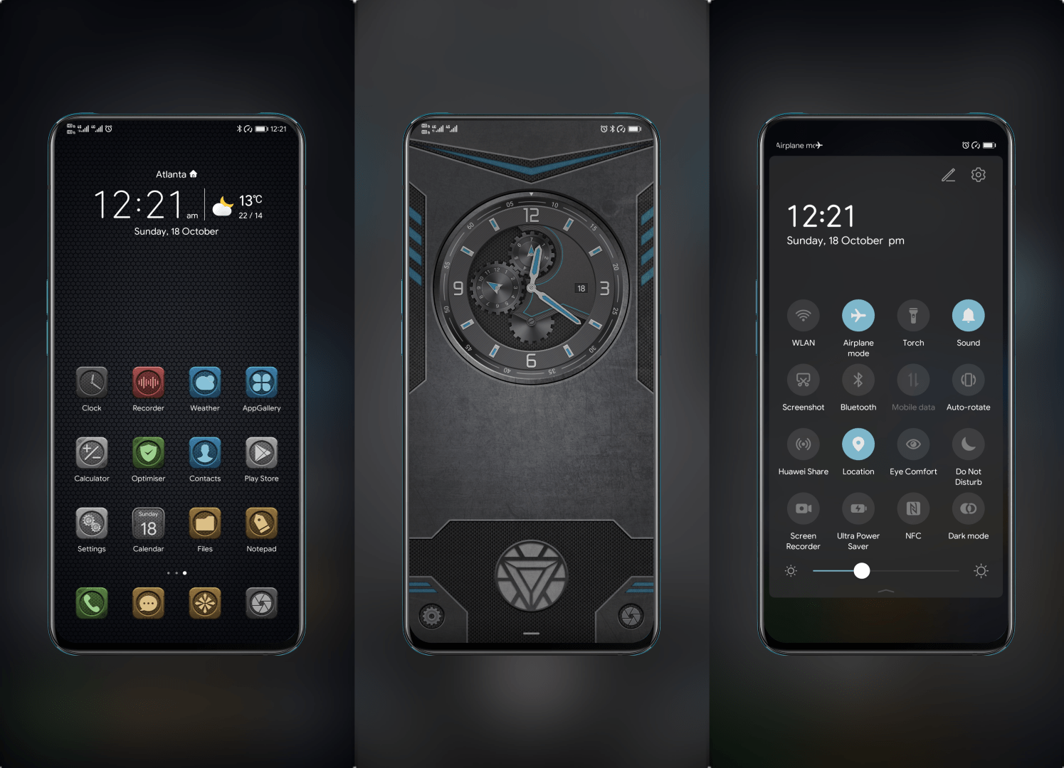 Exploting Grey EMUI Theme