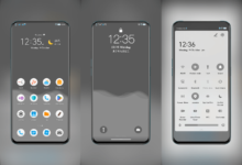 Grayscale White Circle EMUI Theme