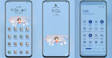 Lazy cat EMUI Theme