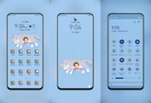 Lazy cat EMUI Theme