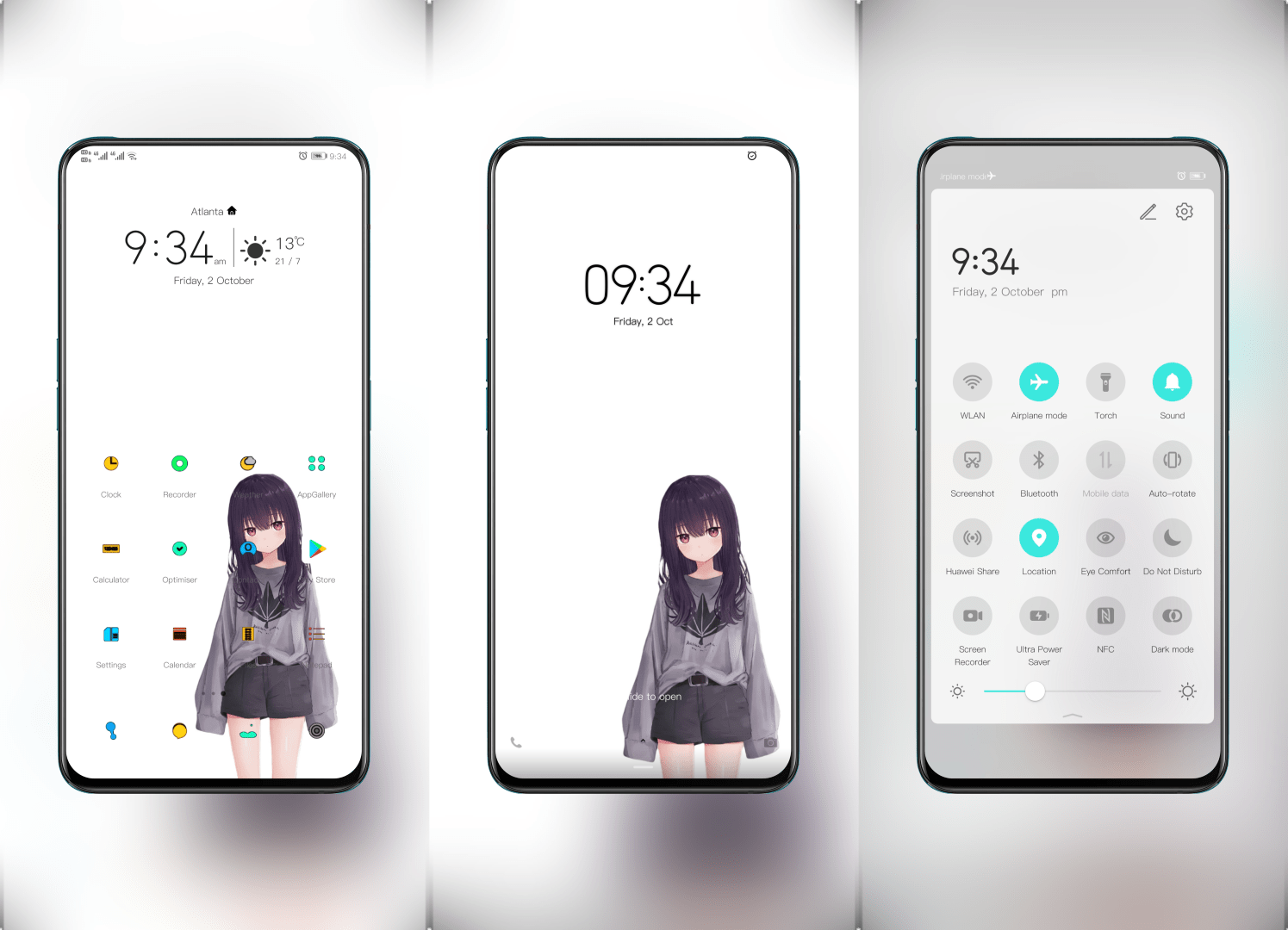 Little Girl EMUI Theme