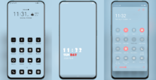 Luminous Blue EMUI Theme