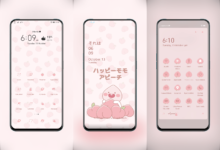 Peach Love EMUI Theme