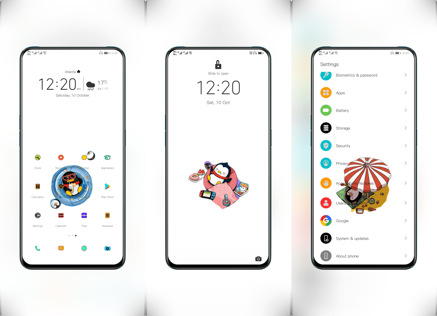 Penguin EMUI Theme