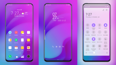 Purple Gradient EMUI Theme