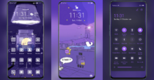 Romance Purple EMUI Theme