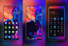 Samsung One UI Dark EMUI Theme
