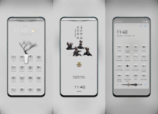 Sky Gray EMUI Theme
